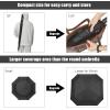 imageG4Free 54 Inch Large Golf Umbrella Automatic Square 3 Folding Windproof Compact Travel Rain UmbrellaBlack