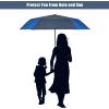 imageG4Free 54 Inch Large Golf Umbrella Automatic Square 3 Folding Windproof Compact Travel Rain UmbrellaSapphire BlueNavy Blue