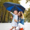 imageG4Free 54 Inch Large Golf Umbrella Automatic Square 3 Folding Windproof Compact Travel Rain UmbrellaSapphire BlueNavy Blue
