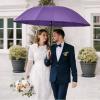imageG4Free 54 Inch Large Windproof Umbrella for 2 Persons 16 Ribs Auto Open Classic Wooden J Handle Cane Stick Golf Rain Umbrellas for Men Women Travel 120cmPurple