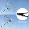 imageG4Free 62 Inch Clear Golf Umbrella Transparent Auto Open Large Stick Umbrella Oversized Windproof Waterproof with Sleeve for Women MenClearone pack