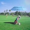 imageG4Free 62 Inch Portable Golf Umbrella Large Oversize Double Canopy Vented Windproof Waterproof Automatic Open Stick Umbrellas for Men and WomenWine RedSky Blue
