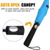 imageG4Free 62 Inch Portable Golf Umbrella Large Oversize Double Canopy Vented Windproof Waterproof Automatic Open Stick Umbrellas for Men and WomenWine RedSky Blue