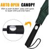 imageG4Free 62 Inch Portable Golf Umbrella Large Oversize Double Canopy Vented Windproof Waterproof Automatic Open Stick Umbrellas for Men and WomenWine RedDark Green