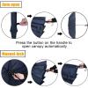 imageG4Free 62 Inch Portable Golf Umbrella Large Oversize Double Canopy Vented Windproof Waterproof Automatic Open Stick Umbrellas for Men and WomenWine RedDark Blue