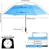 imageG4Free 62 Inch Portable Golf Umbrella Large Oversize Double Canopy Vented Windproof Waterproof Automatic Open Stick Umbrellas for Men and WomenWine RedSky Blue