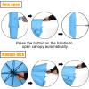 imageG4Free 62 Inch Portable Golf Umbrella Large Oversize Double Canopy Vented Windproof Waterproof Automatic Open Stick Umbrellas for Men and WomenWine RedSky Blue