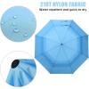 imageG4Free 62 Inch Portable Golf Umbrella Large Oversize Double Canopy Vented Windproof Waterproof Automatic Open Stick Umbrellas for Men and WomenWine RedSky Blue