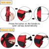 imageG4Free 62 Inch Portable Golf Umbrella Large Oversize Double Canopy Vented Windproof Waterproof Automatic Open Stick Umbrellas for Men and WomenWine RedRedBlack