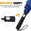 imageG4Free 62 Inch Portable Golf Umbrella Large Oversize Double Canopy Vented Windproof Waterproof Automatic Open Stick Umbrellas for Men and WomenWine RedBlueNavy