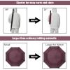 imageG4Free 62 Inch Portable Golf Umbrella Large Oversize Double Canopy Vented Windproof Waterproof Automatic Open Stick Umbrellas for Men and WomenWine RedWine Red