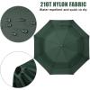 imageG4Free 62 Inch Portable Golf Umbrella Large Oversize Double Canopy Vented Windproof Waterproof Automatic Open Stick Umbrellas for Men and WomenWine RedDark Green