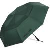 imageG4Free 62 Inch Portable Golf Umbrella Large Oversize Double Canopy Vented Windproof Waterproof Automatic Open Stick Umbrellas for Men and WomenWine RedDark Green