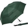 imageG4Free 62 Inch Portable Golf Umbrella Large Oversize Double Canopy Vented Windproof Waterproof Automatic Open Stick Umbrellas for Men and WomenWine RedDark Green