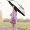 imageG4Free 62 Inch Portable UV Protection Large Golf Umbrella Automatic Open Double Canopy Big Sun Windproof Oversize Sports UmbrellaSilverBlack