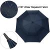 imageG4Free 72 Inch Huge Large Oversize Golf Umbrella Automatic Open Double Canopy Vented Windproof Stick Umbrella 6 Ft Heavy Duty For Outdoor Doorman FamilyBlackNavy Blue
