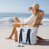 imageG4Free Beach Bag Waterproof Beach Bags for Women Personalized Strap Tote Bag for Women Birthday GiftsWave Stripe