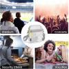 imageG4Free Clear Bag Stadium Approved Clear Sling Mesh Bag for Women Men Crossbody for Concerts Sports Events FestivalsWhite
