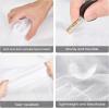 imageG4Free Clear Bag Stadium Approved Clear Sling Mesh Bag for Women Men Crossbody for Concerts Sports Events FestivalsWhite
