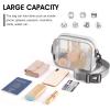 imageG4Free Clear Sling Bag Clear Crossbody Mesh Purses for Women Transparent Lightweight Chest BagCstyle