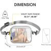 imageG4Free Clear Sling Bag Clear Crossbody Mesh Purses for Women Transparent Lightweight Chest BagCstyle