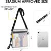 imageG4Free Clear Sling Bag Clear Crossbody Mesh Purses for Women Transparent Lightweight Chest BagDstyle