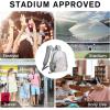 imageG4Free Clear Sling Bag Clear Crossbody Mesh Purses for Women Transparent Lightweight Chest BagI Style