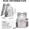 imageG4Free Clear Sling Bag Clear Crossbody Mesh Purses for Women Transparent Lightweight Chest BagI Style