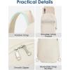 imageG4Free Crossbody Bag for Women Casual Sling Backpack Fashionable Shoulder Chest Fanny Packs BeigeBeige