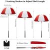 imageG4Free Golf Bag Umbrella for Club Protection Flex UmbrellaRedWhite