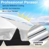 imageG4Free Heavy Duty Beach Umbrella for Sand UPF 50 UV Protection Sun Shelter Double Canopy with Air Vent and Push Button Tilt 65 ft Portable Parasols with Carry Bag for Outdoor Patio PoolBlack