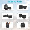 imageG4Free Hiking Backpack with Thickened Back Panel Packable 25L Lightweight Foldable Travel Daypack for Men WomenBlackBlack