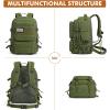 imageG4Free Large Military Tactical Backpack for Men 3 Day Pack Molle Backpack Army Rucksack for Hiking Camping Travel BlackGreen