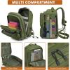 imageG4Free Large Military Tactical Backpack for Men 3 Day Pack Molle Backpack Army Rucksack for Hiking Camping Travel BlackGreen