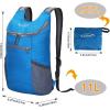 imageG4Free Lightweight Packable Hiking Backpack for Men Women Small Hiking Daypacks Foldable Shoulder Pack Casual Outdoor Bag 11LBlue