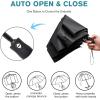 imageG4Free Mini Ultralight Umbrella UPF 50 UV Protection Compact Lightweight Travel Umbrella Super Slim Small Portable Automatic Open and Close40 InchBlackoutPlaid Black