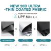 imageG4Free Mini Ultralight Umbrella UPF 50 UV Protection Compact Lightweight Travel Umbrella Super Slim Small Portable Automatic Open and Close40 InchBlackoutPlaid Black