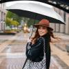 imageG4Free Mini Ultralight Umbrella UPF 50 UV Protection Compact Lightweight Travel Umbrella Super Slim Small Portable Automatic Open and Close40 InchUV SilverBlack