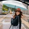 imageG4Free Mini Ultralight Umbrella UPF 50 UV Protection Compact Lightweight Travel Umbrella Super Slim Small Portable Automatic Open and Close40 InchUV SilverLight Blue