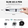 imageG4Free Mini Ultralight Umbrella UPF 50 UV Protection Compact Lightweight Travel Umbrella Super Slim Small Portable Automatic Open and Close40 InchUV SilverLight Blue