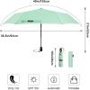 imageG4Free Mini Ultralight Umbrella UPF 50 UV Protection Compact Lightweight Travel Umbrella Super Slim Small Portable Automatic Open and Close40 InchUltraLight Light Green