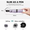 imageG4Free Mini Ultralight Umbrella UPF 50 UV Protection Compact Lightweight Travel Umbrella Super Slim Small Portable Automatic Open and Close40 InchUltraLight Light Purple
