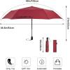 imageG4Free Mini Ultralight Umbrella UPF 50 UV Protection Compact Lightweight Travel Umbrella Super Slim Small Portable Automatic Open and Close40 InchUltraLight Wine Red
