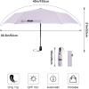 imageG4Free Mini Ultralight Umbrella UPF 50 UV Protection Compact Lightweight Travel Umbrella Super Slim Small Portable Automatic Open and Close40 InchUltraLight Light Purple