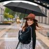 imageG4Free Mini Ultralight Umbrella UPF 50 UV Protection Compact Lightweight Travel Umbrella Super Slim Small Portable Automatic Open and Close40 InchUltraLight Black