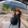imageG4Free Mini Ultralight Umbrella UPF 50 UV Protection Compact Lightweight Travel Umbrella Super Slim Small Portable Automatic Open and Close40 InchUltraLight Navy Blue