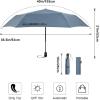 imageG4Free Mini Ultralight Umbrella UPF 50 UV Protection Compact Lightweight Travel Umbrella Super Slim Small Portable Automatic Open and Close40 InchUltraLight Navy Blue
