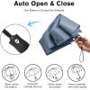 imageG4Free Mini Ultralight Umbrella UPF 50 UV Protection Compact Lightweight Travel Umbrella Super Slim Small Portable Automatic Open and Close40 InchUltraLight Navy Blue