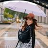 imageG4Free Mini Ultralight Umbrella UPF 50 UV Protection Compact Lightweight Travel Umbrella Super Slim Small Portable Automatic Open and Close40 InchUltraLight Light Purple