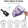 imageG4Free Mini Ultralight Umbrella UPF 50 UV Protection Compact Lightweight Travel Umbrella Super Slim Small Portable Automatic Open and Close40 InchUltraLight Light Purple